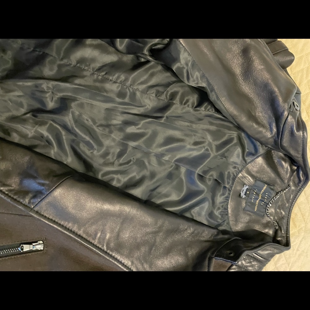 French Connection - Leather/Wool Jacket - image 3